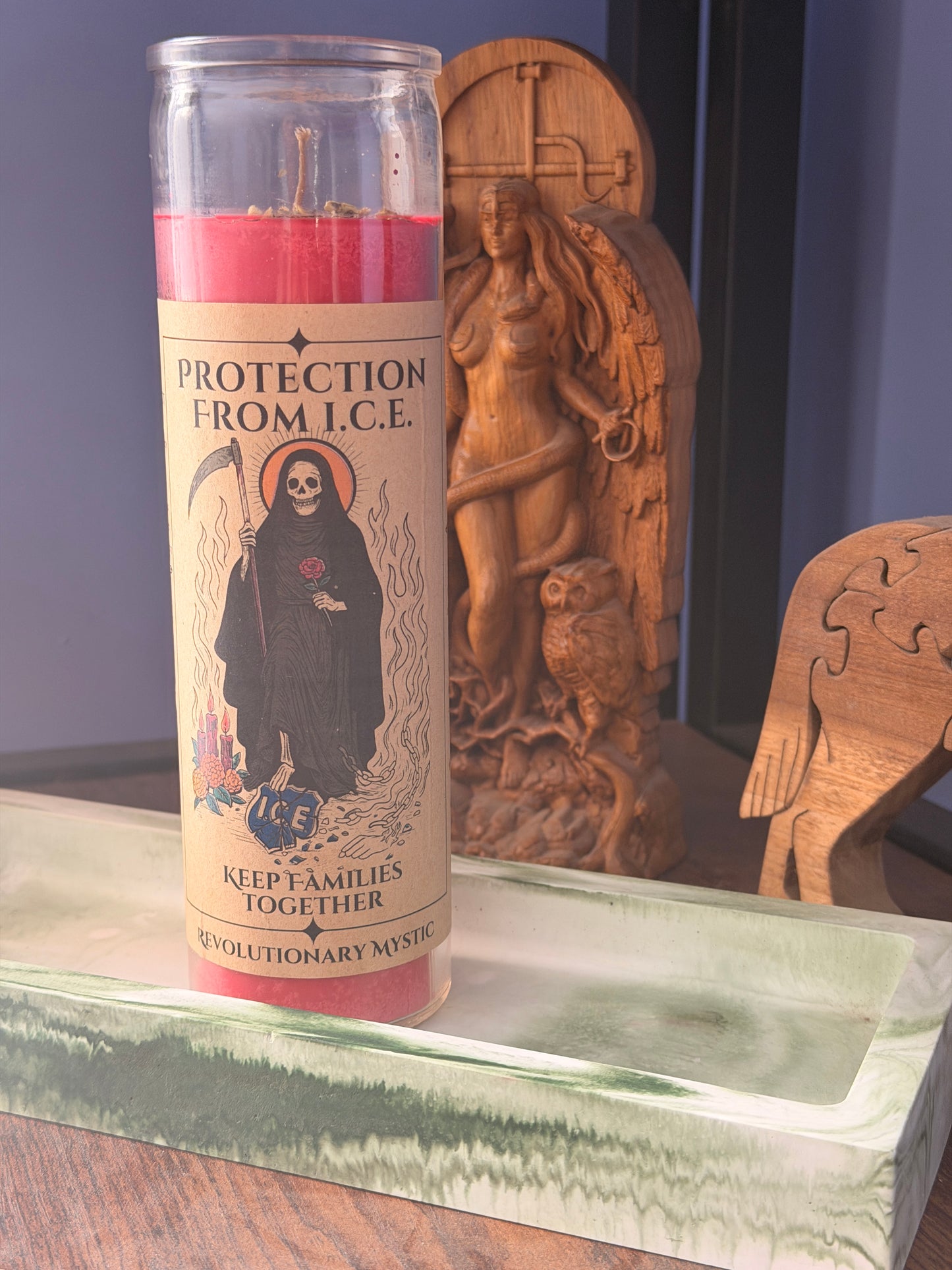 Protection From ICE Spell Candle