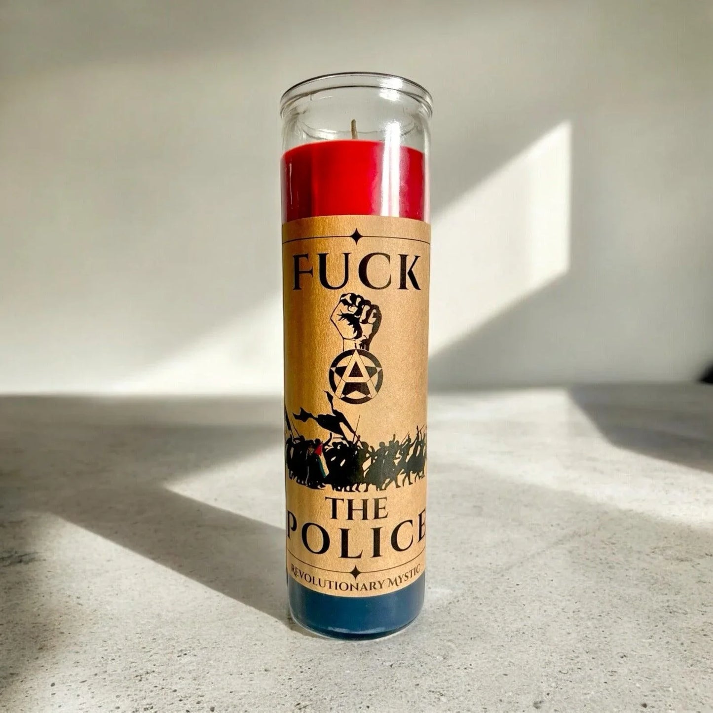 Fuck The Police Candle - Revolutionary Mystic