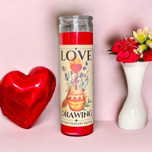 Love Drawing Candle - Revolutionary Mystic