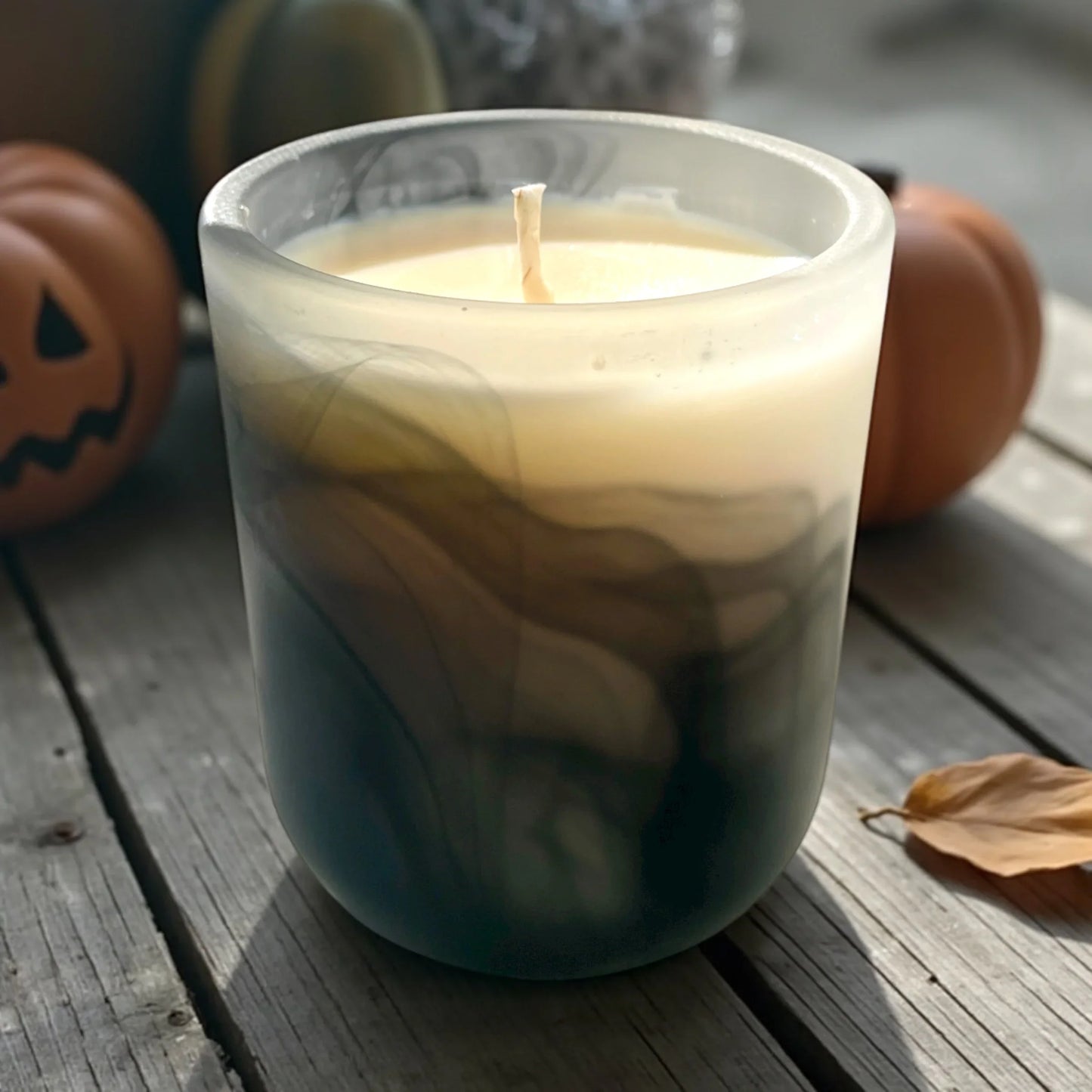 Phantom Soy Candle – Premium Soy Wax, Cotton Wick, Smoke Glass Tumbler - Revolutionary Mystic