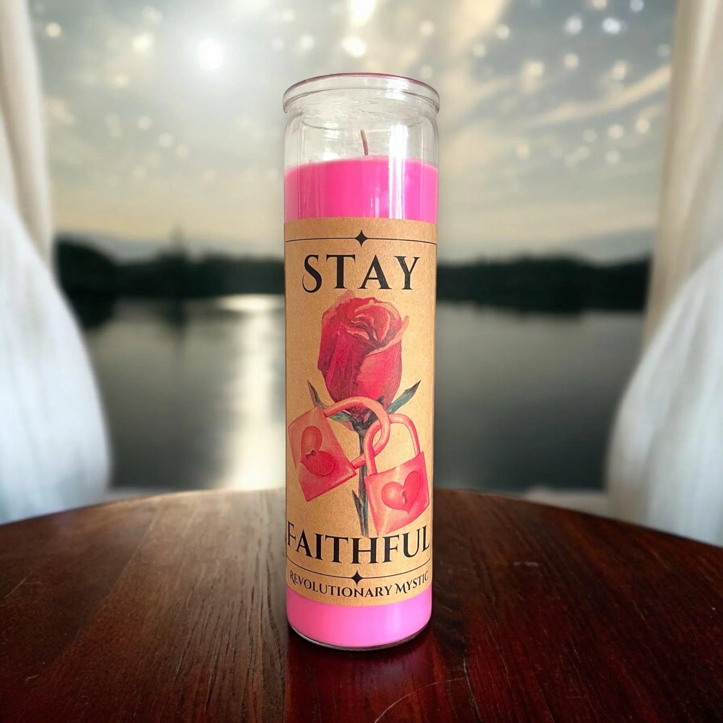 Stay Faithful Candle - Revolutionary Mystic