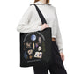 Mystical Wolfdog Tote Bag - Cult Saves Wolfdogs & Hexing Haters Design