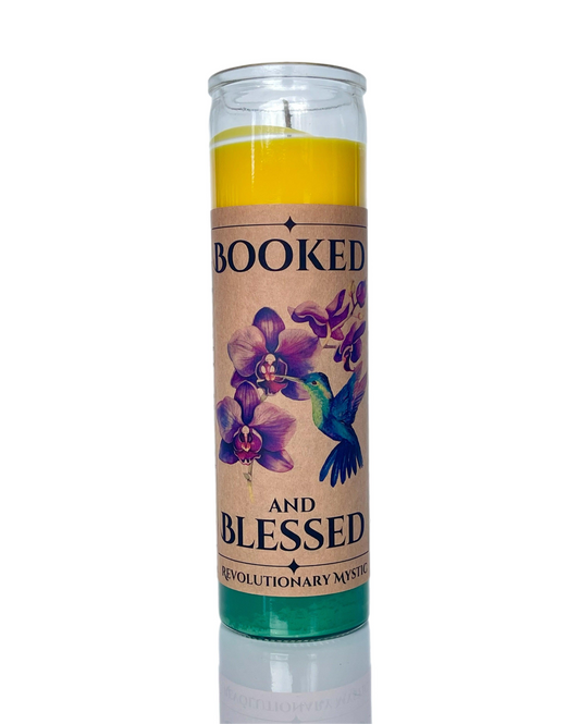 Booked and Blessed Candle