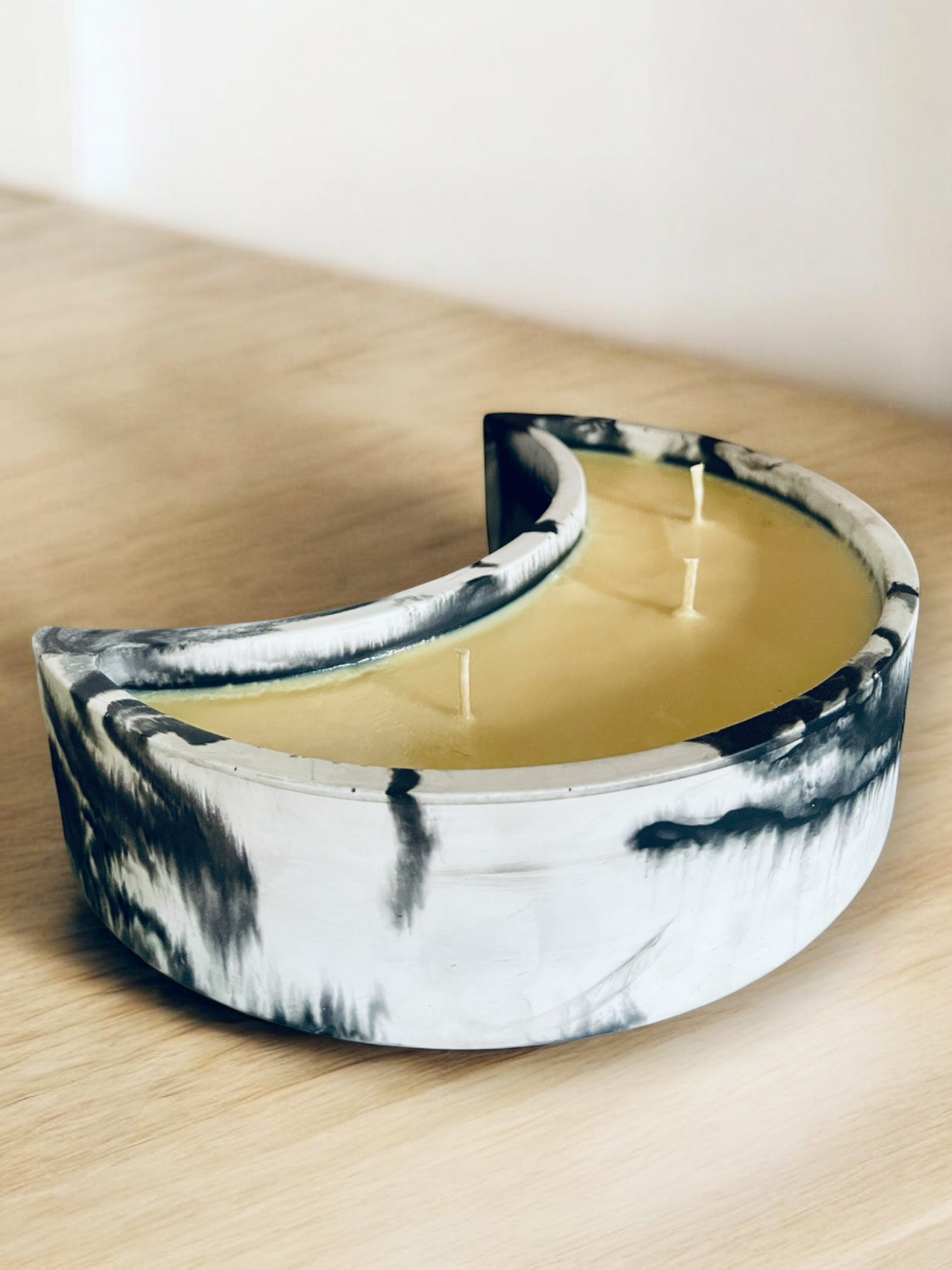 Custom Crescent Moon Candle