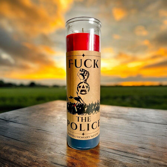 Fuck The Police Candle