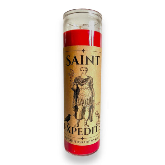 Saint Expedite Prayer Candle