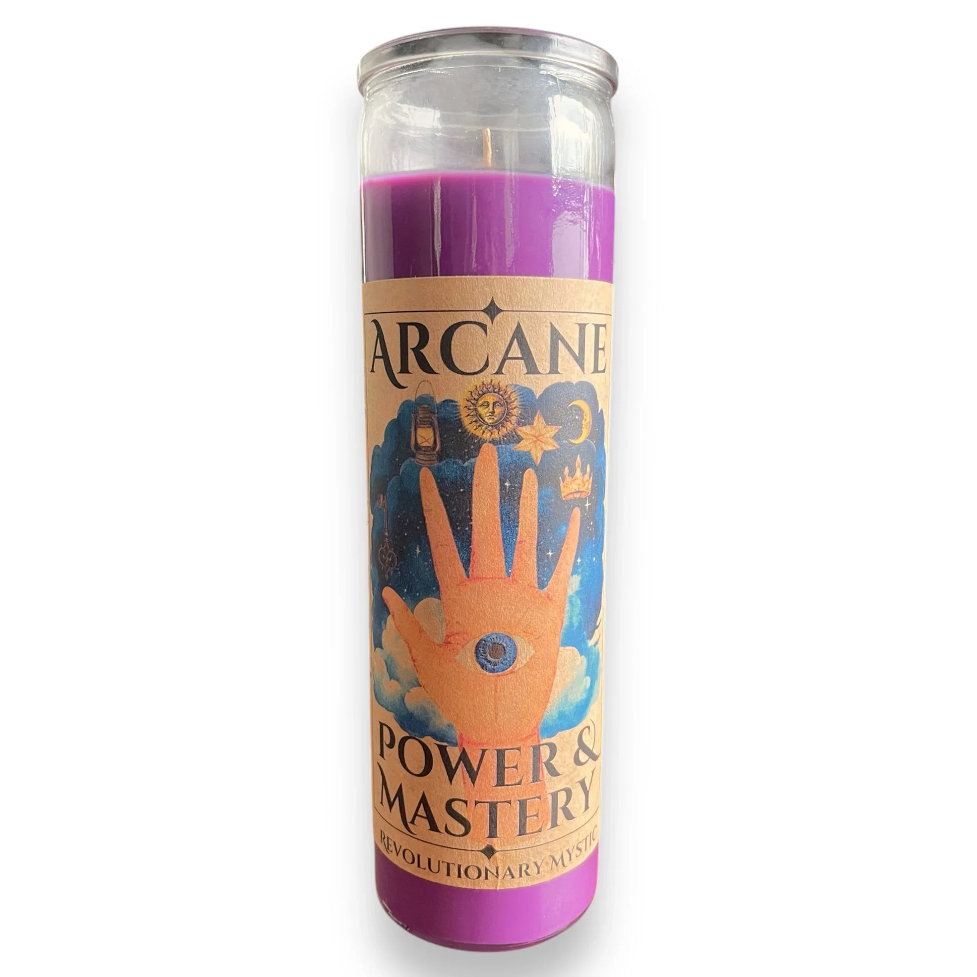 Arcane Power and Mastery Spell Candle - Revolutionary Mystic