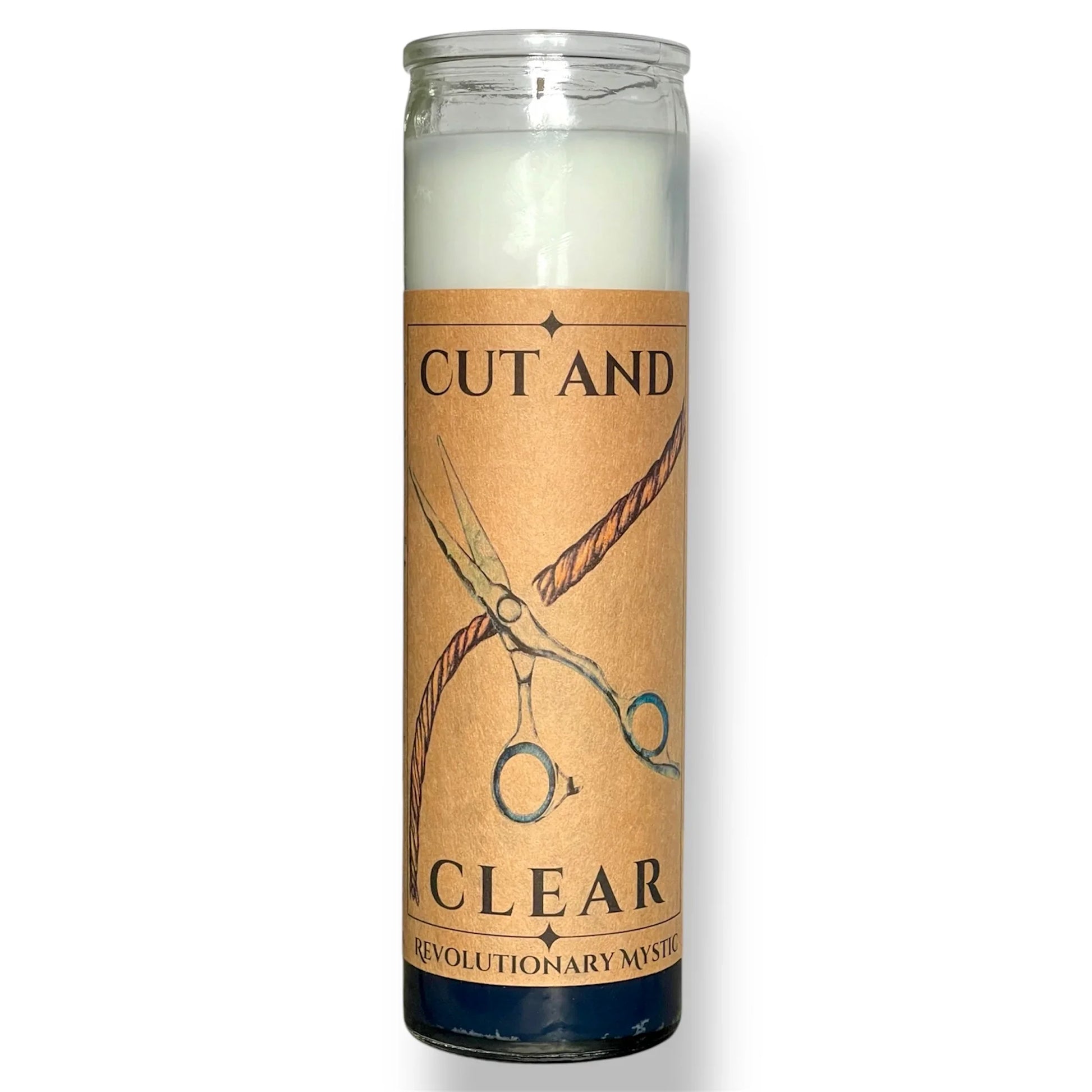 Cut & Clear Candle - Revolutionary Mystic