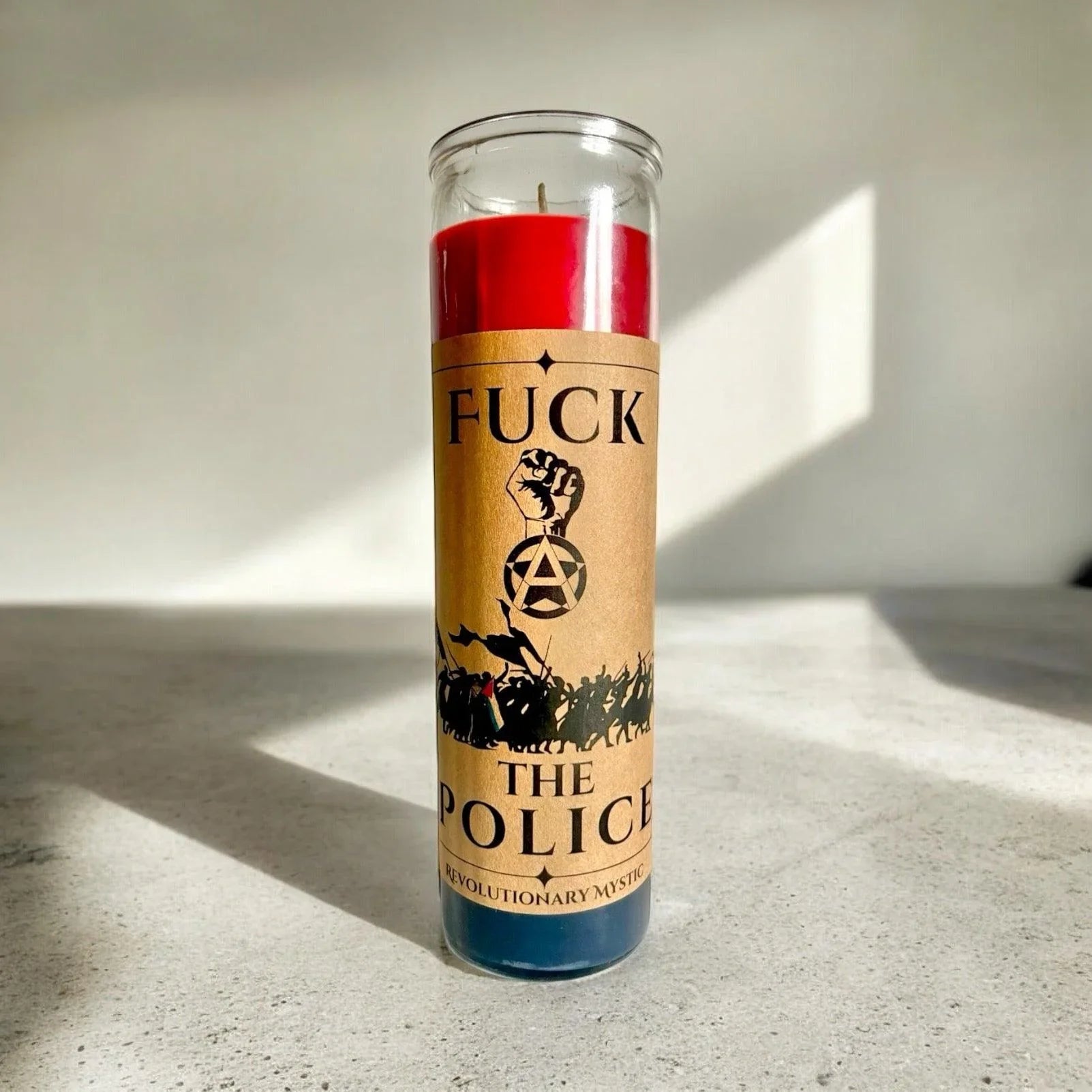 Fuck The Police Candle - Revolutionary Mystic