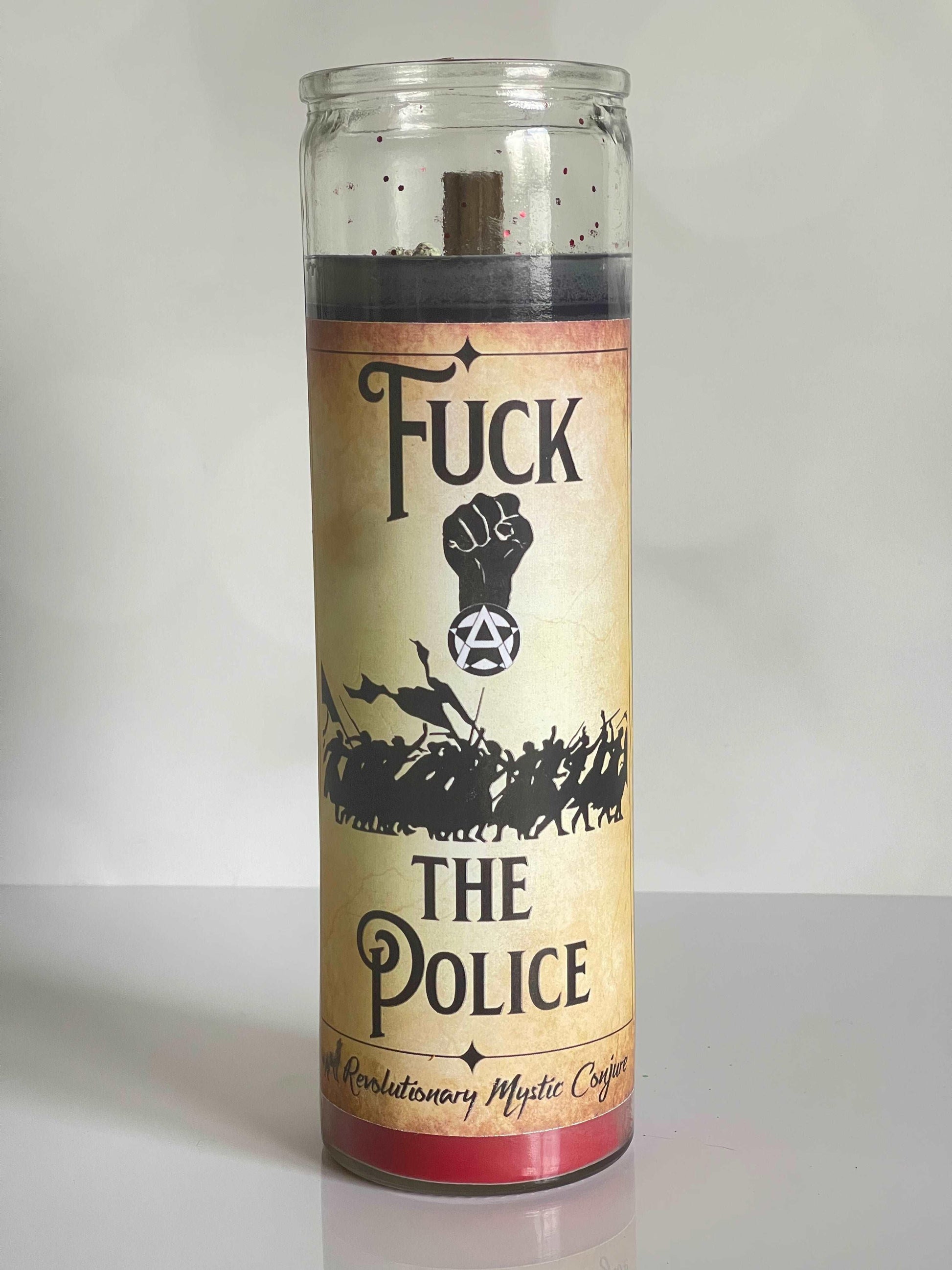 Fuck The Police Candle - Revolutionary Mystic