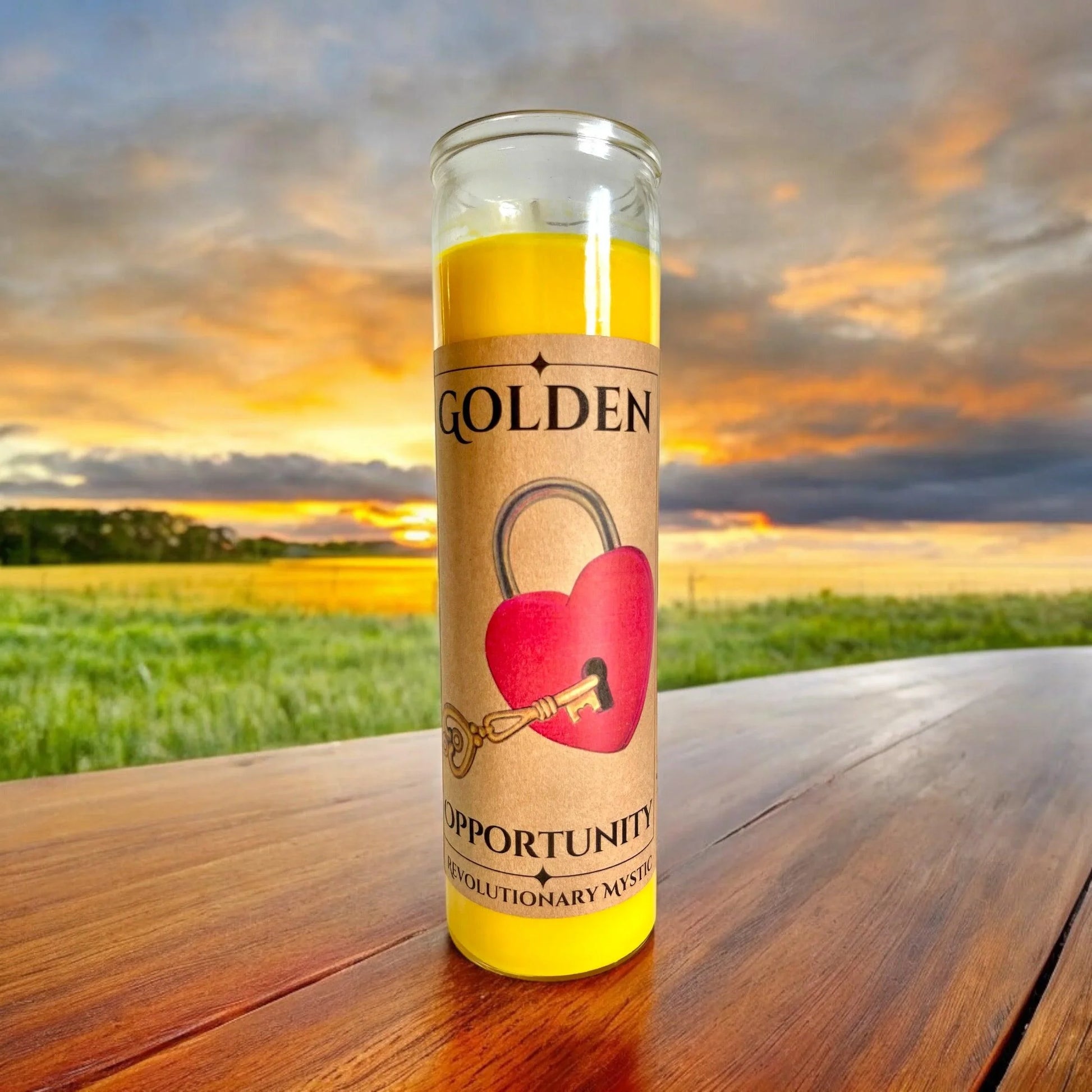 Golden Opportunity Candle - Revolutionary Mystic