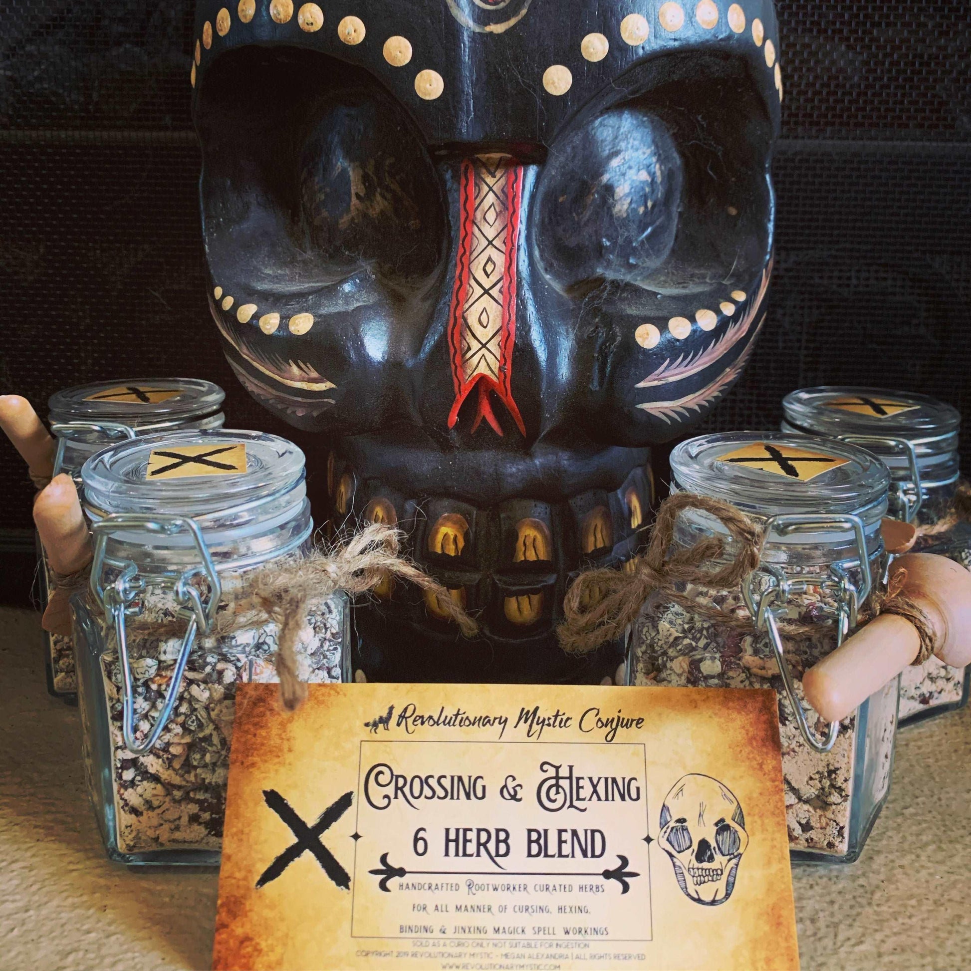 Hexing and Crossing Spell Blend - Revolutionary Mystic