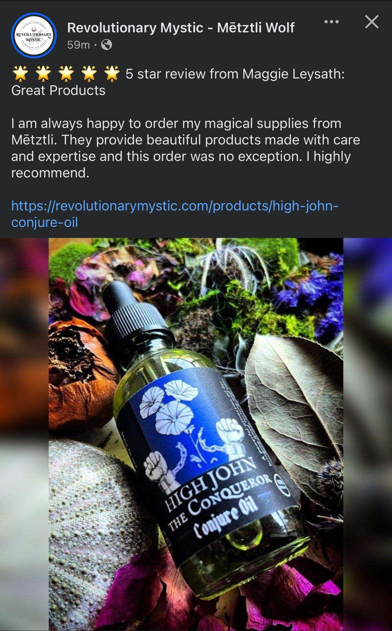 High John Conjure Oil - Revolutionary Mystic