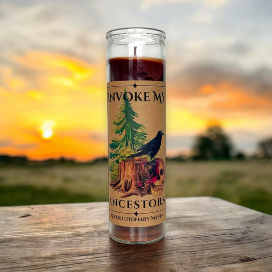 Invoke My Ancestors Candle - Revolutionary Mystic