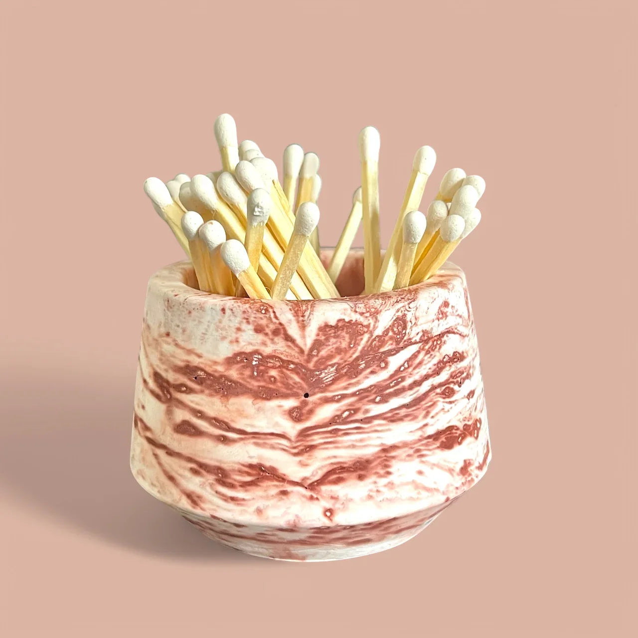 Jesmonite Matchstick Vessel with Striker - Revolutionary Mystic