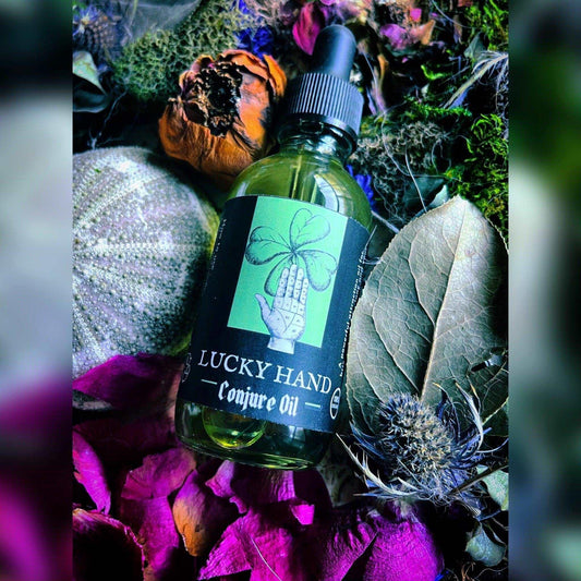 Lucky Hand Conjure Oil - Ritual Oil for Luck And Good Fortune Work - Revolutionary Mystic