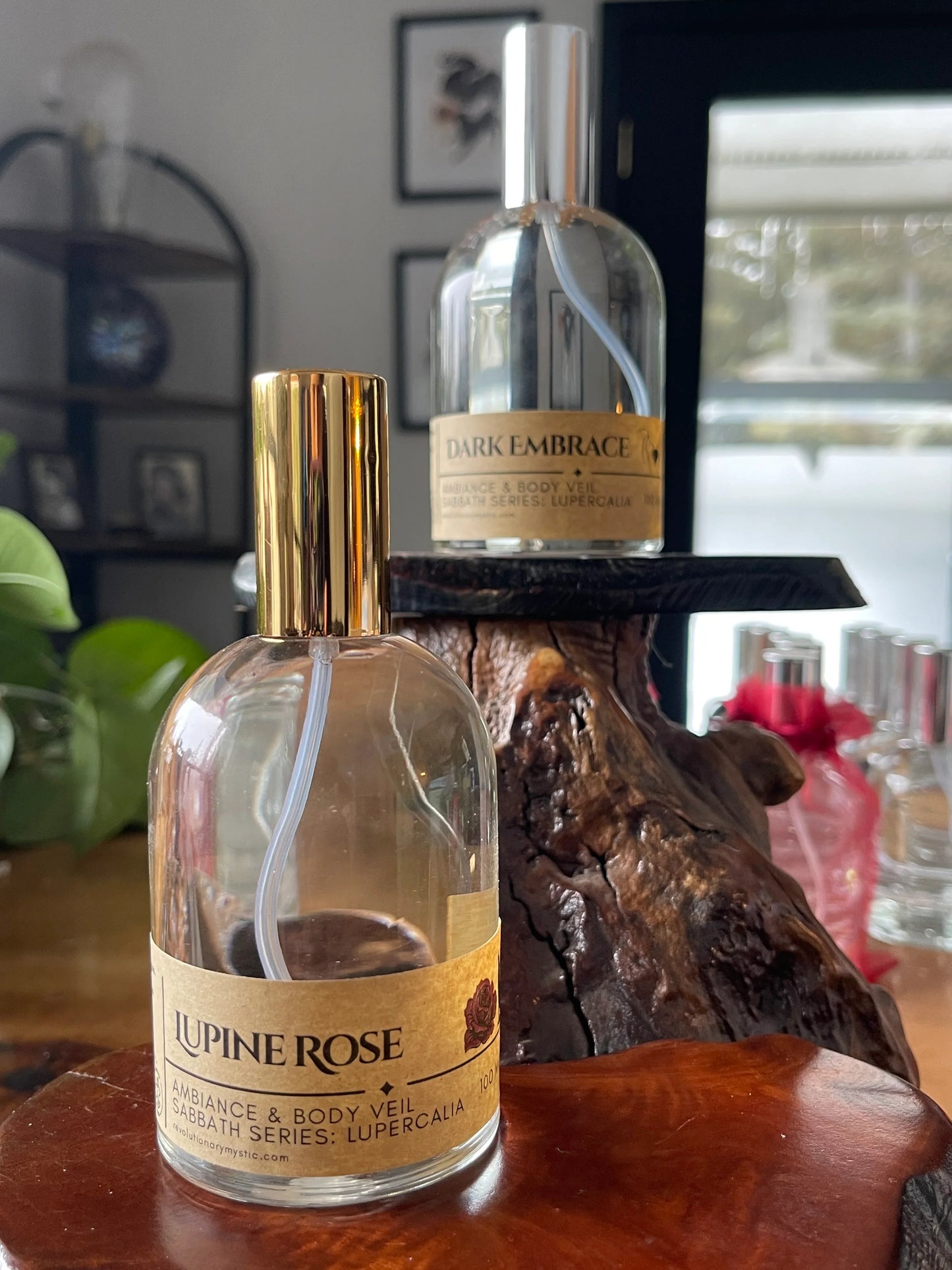 Lupine Rose Ambiance & Body Veil | Dark Rose Lupercalia Ritual Spray - Revolutionary Mystic