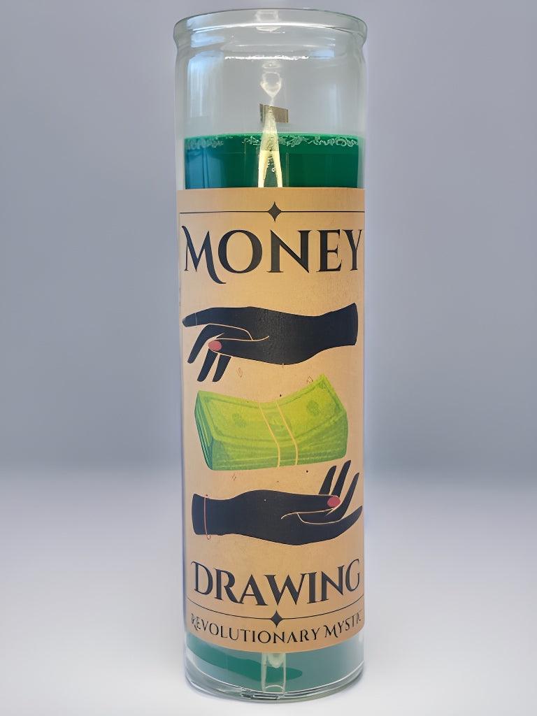 Money Drawing Candle - Revolutionary Mystic