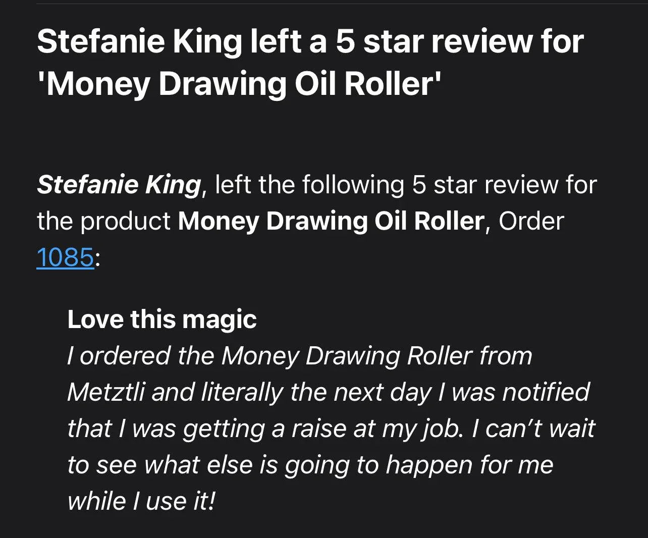 Money Drawing Oil Roller - Revolutionary Mystic
