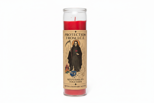 Protection from I.C.E. candle with background removed