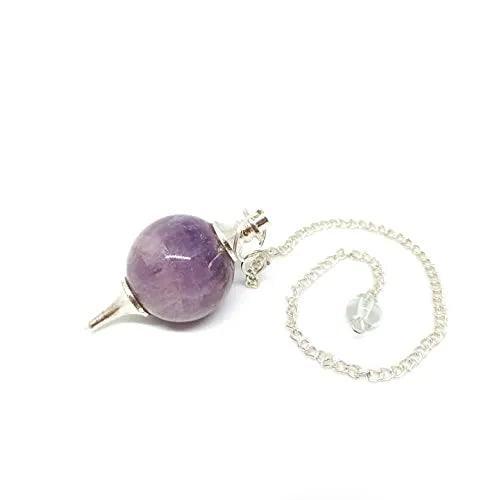 Round Amethyst Pendulum - Revolutionary Mystic
