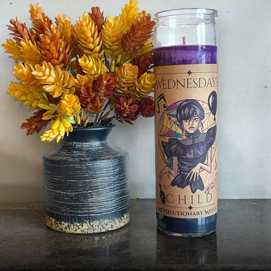 Wednesday's Child Candle - Revolutionary Mystic