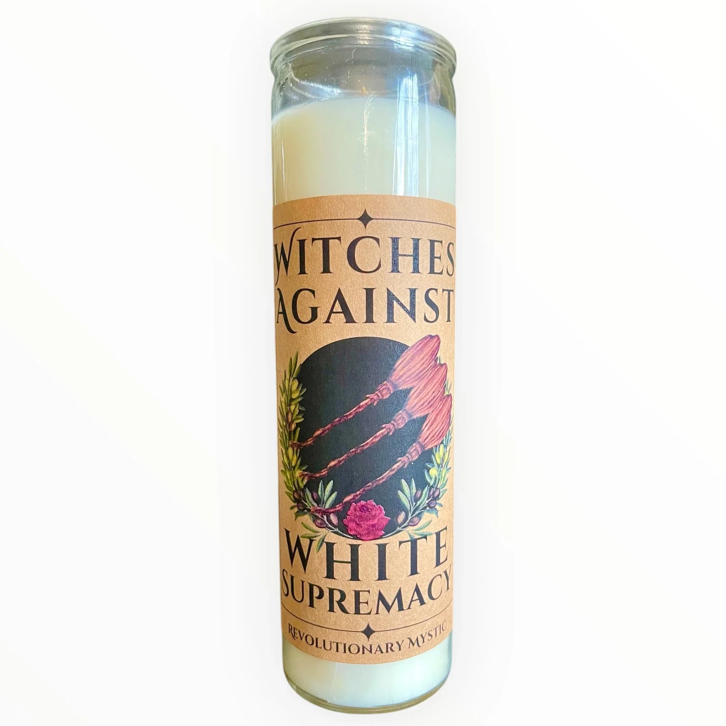 Witches Against White Supremacy Candle - Revolutionary Mystic